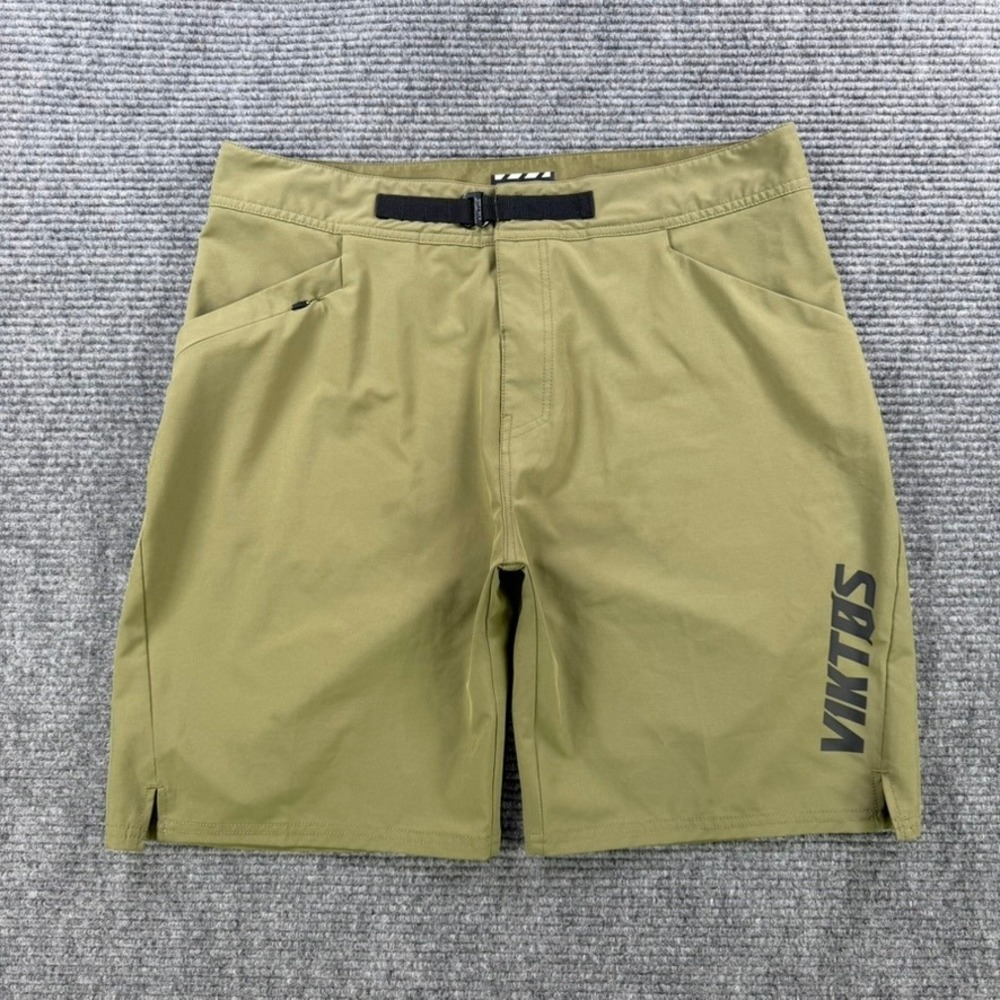 Viktos Gymswym 2 Training Shorts Mens 34 Olive Green Tactical Athletic Gym Swim